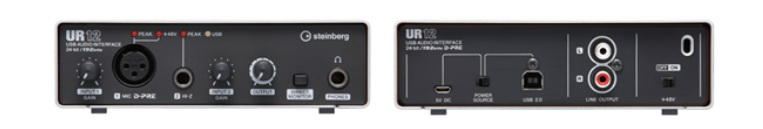 兼容iPad/Mac/PC，实现高品质录音的Steinberg USB音频接口UR12发布